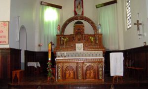 Altar da igreja de Vargem do Cedro